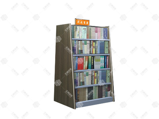 单面图书分类货架
