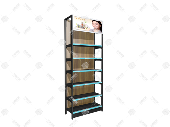 优品木背板单面架-灯箱A款