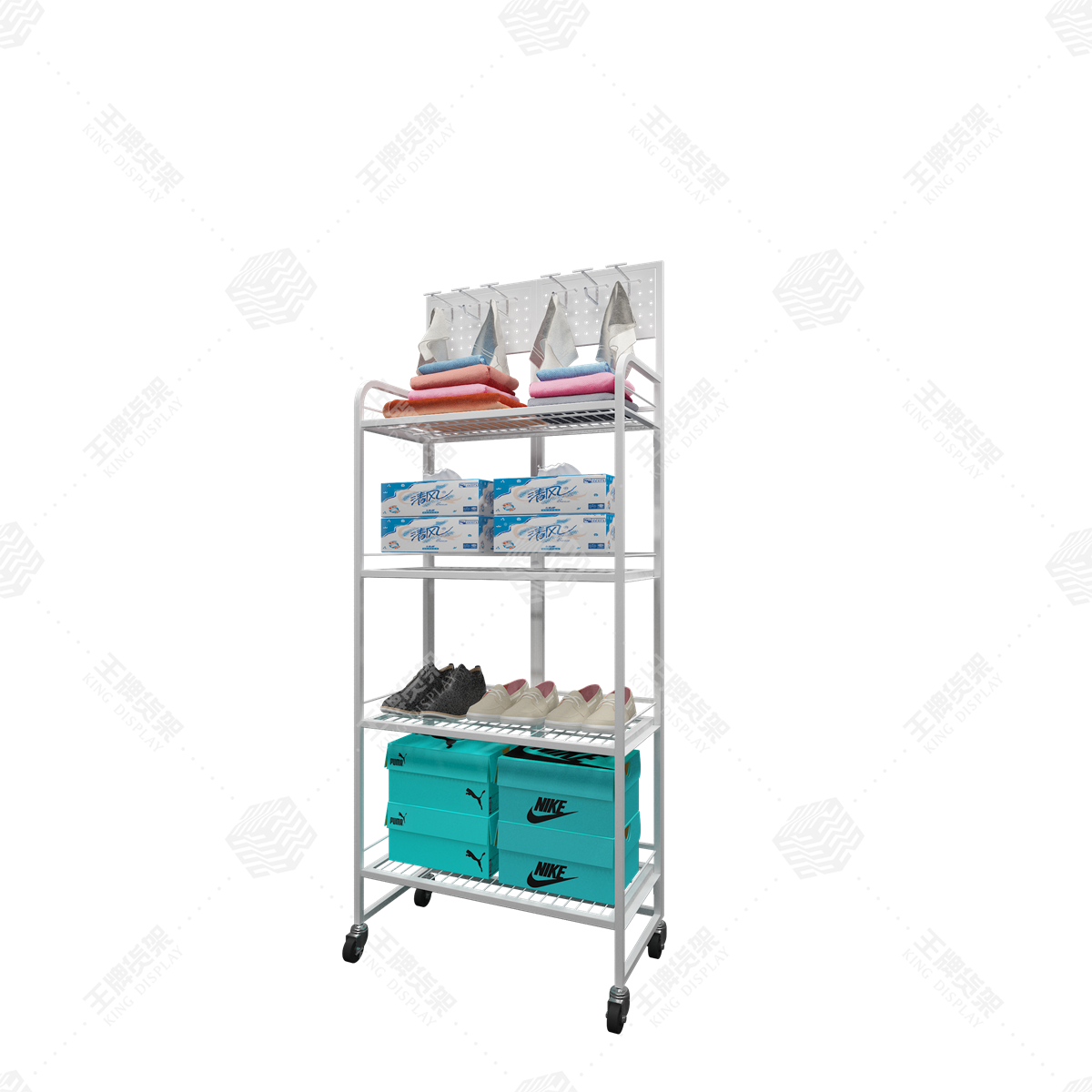 折叠展示架-网层板（有产品）.png